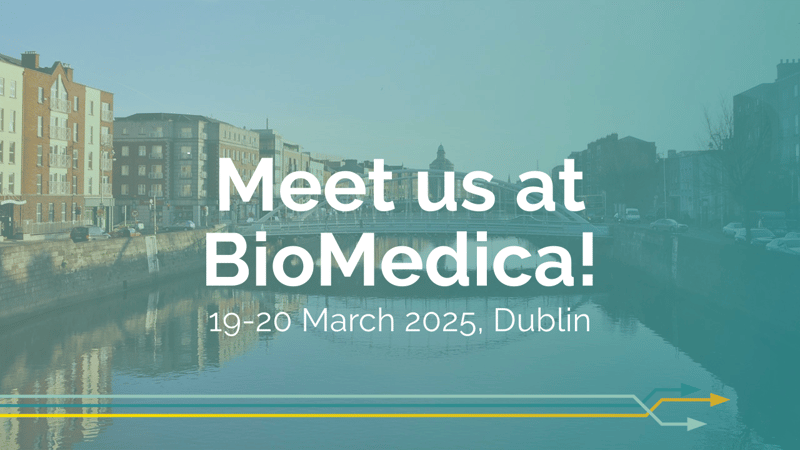 Meet us at BioMedica in Dublin on 18-20 March.